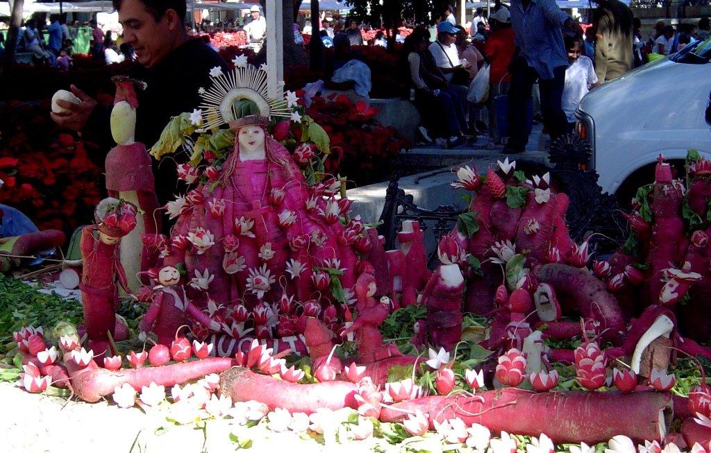Noche de rábanos, Oaxaca